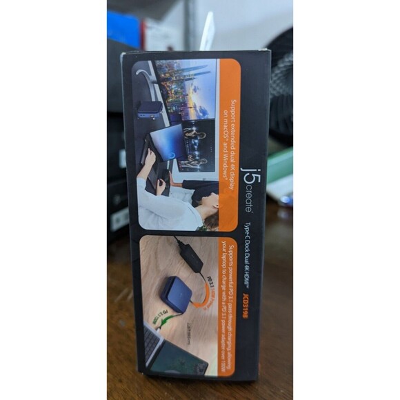 D- j5create Type-C Dock Dual 4K HDMI (JCD3198) - Open Box - Picture 2 of 14